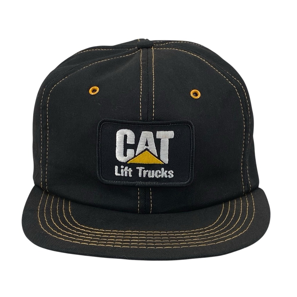 Vintage CAT Lift Trucks Snapback Trucker Hat‎ USA Made Licensed